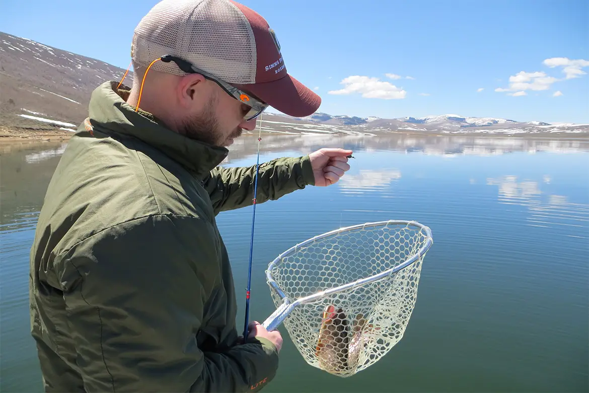 Fishing Strawberry Reservoir – Ice-off – Tilt Fishing