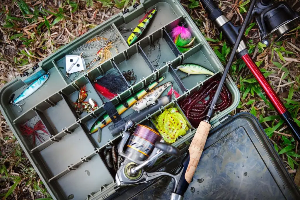 Tackle Box full of fishing lures